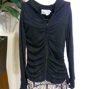 Evy's Tree The Natalie Black Zip Up Hoodie